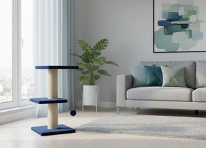 High-quality scratching post Blue Balcony <b>for</b> <b>cats</b> and kittens of all breeds and sizes. - Product Image 6