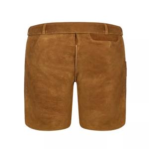 Short Oktoberfest Lederhosen bavarois taille moyenne personnalisé pour hommes Nouveau design traditionnel allemand avec fermeture à braguette boutonnée - Product Image 5