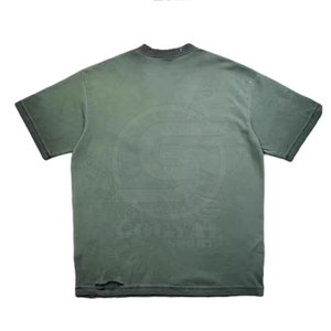 T-shirts pour hommes fabriqués sur mesure, marque privée, logo et design personnalisés, polyester/coton, séchage rapide, écologiques, service OEM - Product Image 2