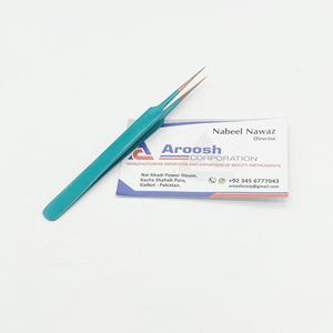 แหนบต่อขนตาปลอมแยกสีโรสโกลด์แบบปลายแหลมออกแบบโลโก้ได้ตามต้องการ - Product Image 6