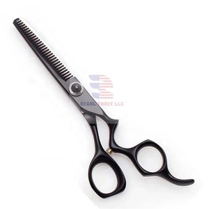 Ensemble de ciseaux de coupe de cheveux professionnels Ensemble de ciseaux de coiffeur droits à effiler personnalisés - Product Image 4