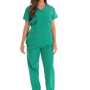 Uniforme de gommage médical pour femmes, nouveau design, ensembles de gommage pour vêtements de travail, en stock - Product Image 1