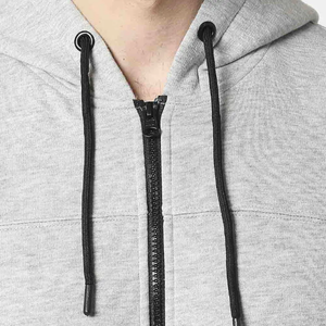 Sudadera con Capucha y Cremallera de Algodón con Logotipo Personalizado, Gruesa, Holgada, Básica para Invierno, Sudadera de Forro Polar con Logotipo para Ropa Urbana - Product Image 6