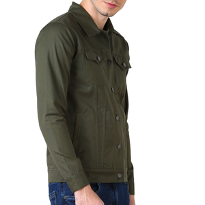 Offre Spéciale vestes de travail en toile à la mode pour hommes avec conception personnalisée et col régulier pour une tenue de jour élégante et des looks décontractés modernes - Product Image 3