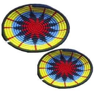 Gran oferta, colgante de pared de hierba Sabai Multicolor hecho a mano/cesta de pared/Decoración de pared para el hogar y la Oficina - Product Image 1