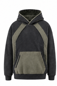 Sudadera con Capucha y Cremallera Estructurada de Mezcla de Algodón Premium para Fabricación de Ropa, Venta al por Mayor, Diseño Personalizado OEM - Product Image 3