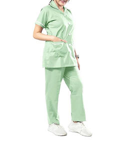 Nuevos Uniformes Médicos Unisex de Venta Caliente, Tela Jersey, Uniformes de Verano, Conjuntos de Uniformes de Manga Corta - Product Image 6