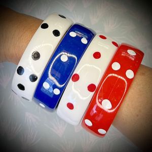 2023 verano Vintage resina acrílico geométrico Irregular brazalete Simple estilo Ángel pulseras para mujeres Nueva joyería al por mayor - Product Image 3