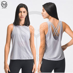 Vente en gros de débardeurs pour femmes de haute qualité, nouveaux modèles à imprimé léopard, vêtements de yoga respirants, vêtements de sport, vêtements de fitness - Product Image 4