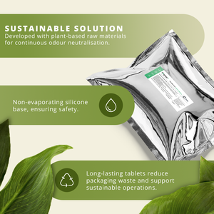 Neutralizzatore di Odori Passivo Polymer Plus Formula Verde: Odori di Tabacco, Animali Domestici, Pesce e Umidità - Compatta Solida da 40g - OEM - Product Image 5