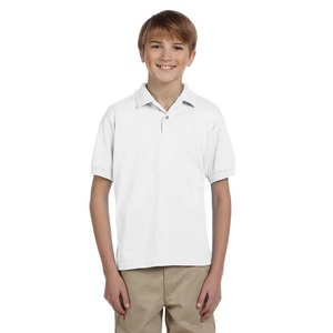 Vêtements de travail de mode pour jeunes garçons polos décontractés confortables coupe ajustée respirante - Product Image 1