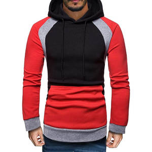 Haute qualité 390gsm hommes chauffant polaire pull à capuche vêtements d'hiver Polyester/coton sweat en relief solide motif impression - Product Image 2