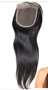 Vente directe d'usine de l'Inde fermeture de dentelle de cheveux humains naturels indiens 4X4 5X5 6X6 extensions moyennes et en trois parties gratuites - Product Image 3