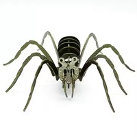 LBN Spider Art Moderne Métal Vert Noir Extérieur Salon Chambre Salle d'exposition Salle d'échantillons Souvenir Cadeau 20 Pièces