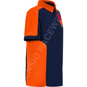 OEM al por mayor de encargo % poliéster impreso manga corta ropa deportiva MX MTB hombres Pit Crew Polo de secado rápido transpirable - Product Image 3