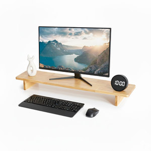 Multi-Colored Rubber Wood 17mm Thick 1m Monitor <b>Stand</b> MS68015 with 12-Month Guarantee <b>for</b> <b>Desk</b> Organization - Product Image 1