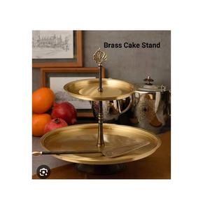 Premium Design Restaurant Wedding Plate <b>Cake</b> <b>Stand</b> 3 Tier Antique Finishing Metal <b>Cake</b> <b>Stand</b> Decorative Manufacture From India - Product Image 2