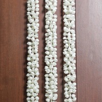 Rangkaian Bunga Marigold Plastik Buatan 6 Kaki Warna Cerah, Dapat Disesuaikan, untuk Festival India, Diwali, Hari Ibu, Paskah, India