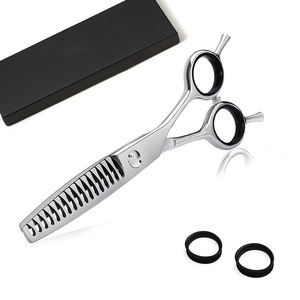 440c Stainless Steel Barber <b>Thinning</b> Scissors 18 Teeth <b>Mirror</b> Polish High Carbon Steel Barber <b>Thinning</b> Scissors - Product Image 1