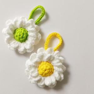Flores Tejidas a Mano de Lana y Algodón para Manualidades, Accesorios de Joyería Creativos, Estilo Artificial, Venta al Por Mayor - Product Image 2