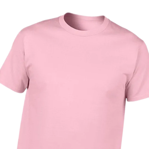 T-shirt uni rose clair de qualité supérieure, coton doux, coupe classique unisexe, tee-shirt vierge, haute qualité, impression de logo personnalisée OEM, confortable, en solde - Product Image 2
