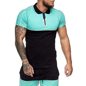 T-shirts Crew, Fitness pour hommes Polo Vente en gros Haute qualité Polo simple et décontracté pour le golf en plein air Logo personnalisé Polo simple pour hommes - Product Image 1