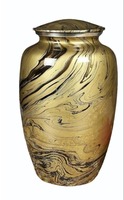 Urna de Aluminio Elegante de Excelente Calidad, Moderna con Acabado Craquelado, Cilíndrica para Cenizas Funerarias, Impresión Personalizada, Hecha a Mano, Portátil