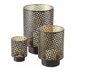 Bougeoir votif de Style Nodic S/3 Bougeoir à thé conçu à la mode pour Diwali Festival Home Decor Bar de mariage et intérieur - Product Image 2