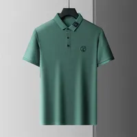 Chemises habillées pour hommes en coton tricoté 100 %, à manches longues, écologiques, respirantes, séchage rapide, col rabattu, collection Printemps, grandes tailles