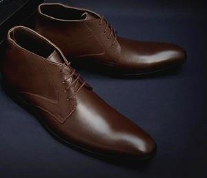 Chaussures habillées de luxe à lanières de moine en cuir véritable pour hommes, chaussures d'affaires formelles faites à la main - Product Image 3