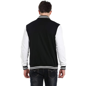 Chaqueta Varsity de Béisbol Estilo Urbano para Hombre, Mangas de Lona, Logotipo Personalizado Bordado, Chaqueta Universitaria Personalizable para Invierno - Product Image 2