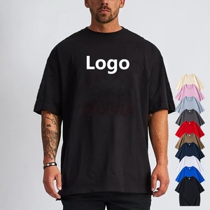 GAF DRY Fitted เสื้อยืดผู้ชายพิมพ์ลายกีฬาบริสุทธิ์100วิ่งในยิม100% โพลีเอสเตอร์สีขาวสีฟ้า - Product Image 1