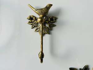 <b>Nautical</b> Brass Antique Bird Hook Handcrafted & Solid Brass New Collection Home Designer hook Holder Item - Product Image 4