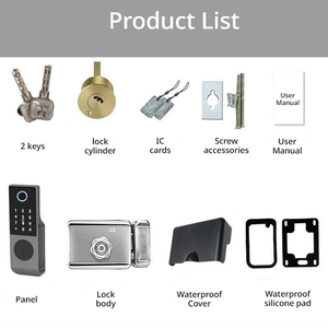TTLock Tuya <strong>Remote</strong> Smart <strong>Locks</strong> for Front Door Electronic Smart Door <strong>Lock</strong> Smart <strong>Lock</strong> Door Waterproof Outdoor for Office Hotels - Product Image 4