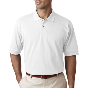 Polo Slim Fit 100% coton T-Shirt Logo personnalisé, uniforme de bureau Design Polo de haute qualité pour hommes - Product Image 5