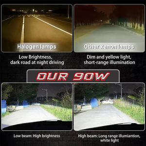 Siêu sáng 90W 25000LM đôi ống đồng xe ánh sáng bóng đèn D2S D4S HID <span class=keywords><strong>Xenon</strong></span> để đèn pha LED - Product Image 5