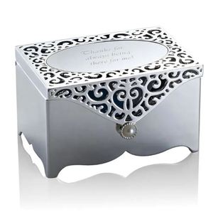 Joyero de Metal decorativo recién llegado para mantener joyas elegantes en lujo y diseño único - Product Image 1
