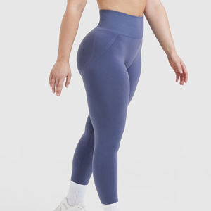 Top Selling Women's Comfortable Quick Dry <b>Knitted</b> Spandex Yoga Pants Breathable Casual Workout <b>Leggings</b> Elastic Waist Custom - Product Image 4