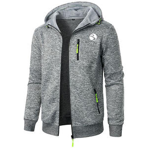 เสื้อฮู้ดซิปผู้ชายผ้าฟลีซคอตตอน 100% คุณภาพสูงสำหรับฤดูหนาว พิมพ์ลายดิจิทัล ออกแบบเองได้ - Product Image 5