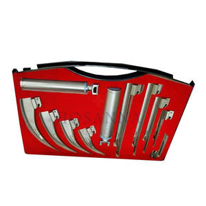 Laryngoscope vidéo portable chirurgical Hosanna Intubation facile Ensemble d'instruments réutilisables Source d'alimentation manuelle en acier - Product Image 3