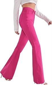 Femmes Vintage jambe large jean automne hiver mode Denim pantalons décontractés coupe ample Denim pantalon pour femmes Streetwear - Product Image 4