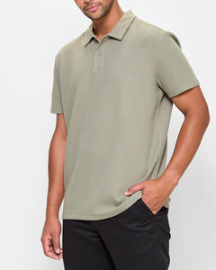 Polo de Golf de manga corta para hombre personalizado 100%, Jersey hecho en tela, camisetas de rendimiento deportivo con impresión Digital a bajo precio - Product Image 6