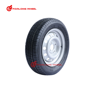 FORLONG 13 ''13 pouces 4.00X13 4-98-58.5 4x98 roues de <span class=keywords><strong>remorque</strong></span> en acier pour GOODRIDE <span class=keywords><strong>165</strong></span> <span class=keywords><strong>70R13</strong></span> - Product Image 1