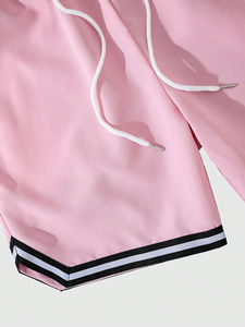 Shorts cargo personnalisés pour hommes, en maille élastique extensible 4 directions, style streetwear, couleur unie, sublimation, pour la musculation, séchage rapide - Product Image 2