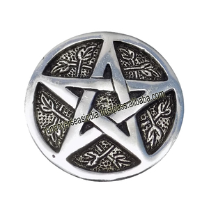 Pentacle brûleur d'encens cendrier circulaire en Aluminium de meilleure qualité - Product Image 1