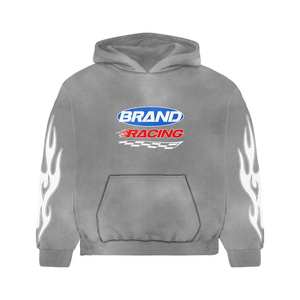 Ventes chaudes, service OEM personnalisé, survêtement en molleton de coton lourd unisexe, coupe régulière, survêtement d'hiver, pantalon de survêtement évasé, sweat-shirt à capuche - Product Image 5