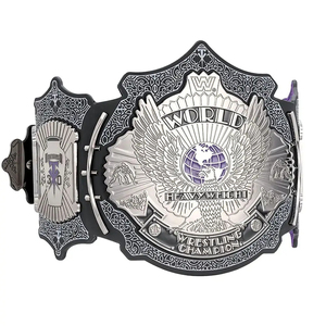 Ceinture de championnat de lutte mondiale poids lourd Ronpex personnalisée - Cuir, laiton/zinc, haute qualité pour les arts martiaux - Product Image 5