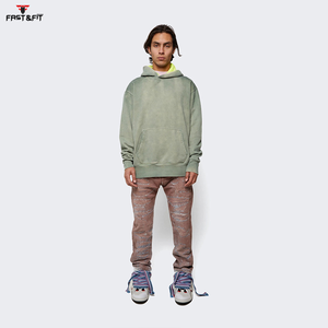 เสื้อฮู้ดผู้ชายแบบปักลายซักกรดเสื้อมีฮู้ดสำหรับผู้ชายเสื้อมีฮู้ดออกแบบโลโก้ได้ตามต้องการ - Product Image 5