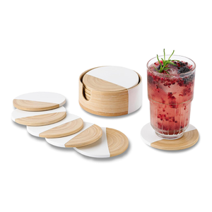 Bon prix caboteur en bambou filé à la main avec motif de support rotin matériel boissons cuisine vaisselle fabriqué Vietnam - Product Image 4