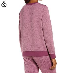 เสื้อสเวตเตอร์แบบสวมหัวสำหรับผู้หญิง, เสื้อสเวตเตอร์แบบสวมศีรษะใส่สบายน้ำหนักเบาระบายอากาศได้ดีไซส์ใหญ่พิเศษสำหรับฤดูหนาว - Product Image 3